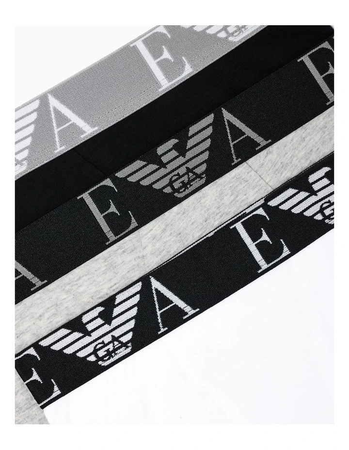 Bold Monogram Trunks 3 Pack in Multi image 4