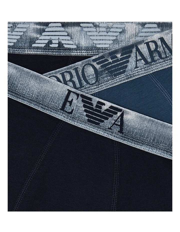 Metalic Logo Trunks 3 Pack in Multi image 4