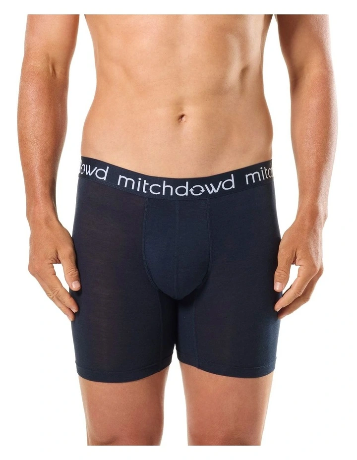 Long Leg Bamboo Trunks 3 Pack in Multi image 2