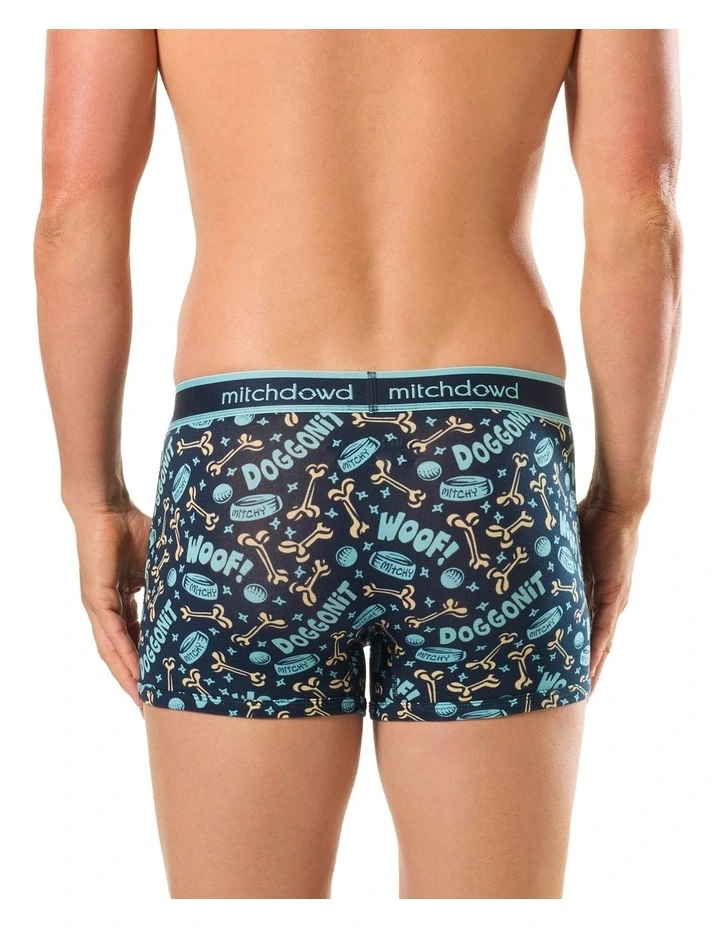 Doggonit Cotton Trunks 3 Pack in Multi image 3