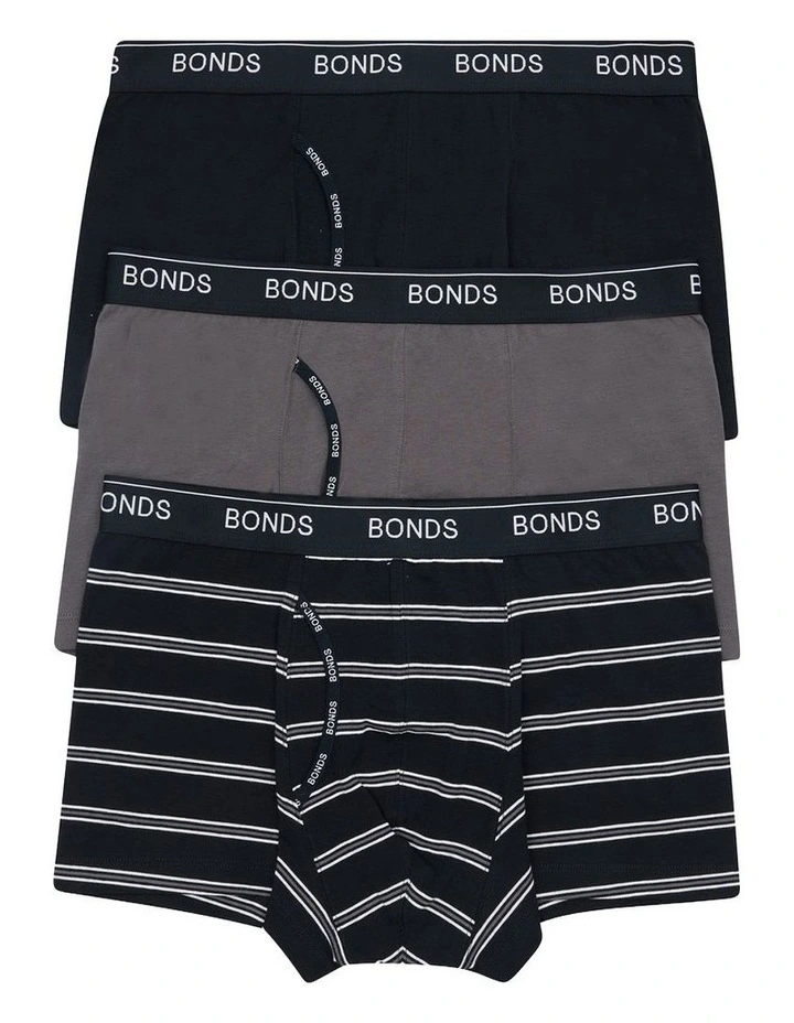 Guyfront Trunk 3 Pack in Stripe Zgw image 1