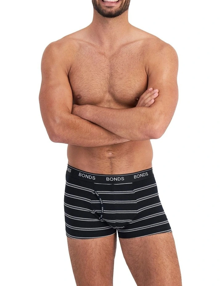 Guyfront Trunk 3 Pack in Stripe Zgw image 2