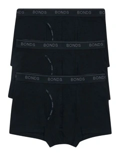 Guyfront Luxe Trunk 3 Pack in Nu Black