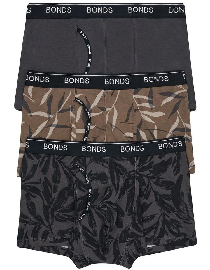 Guyfront Trunk 3 Pack in Print Zgi image 1