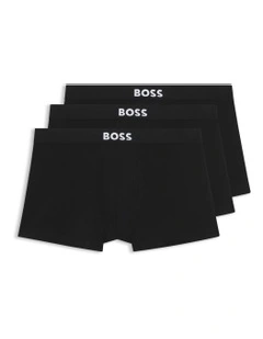 3 Pack Boss One Trunks in Black