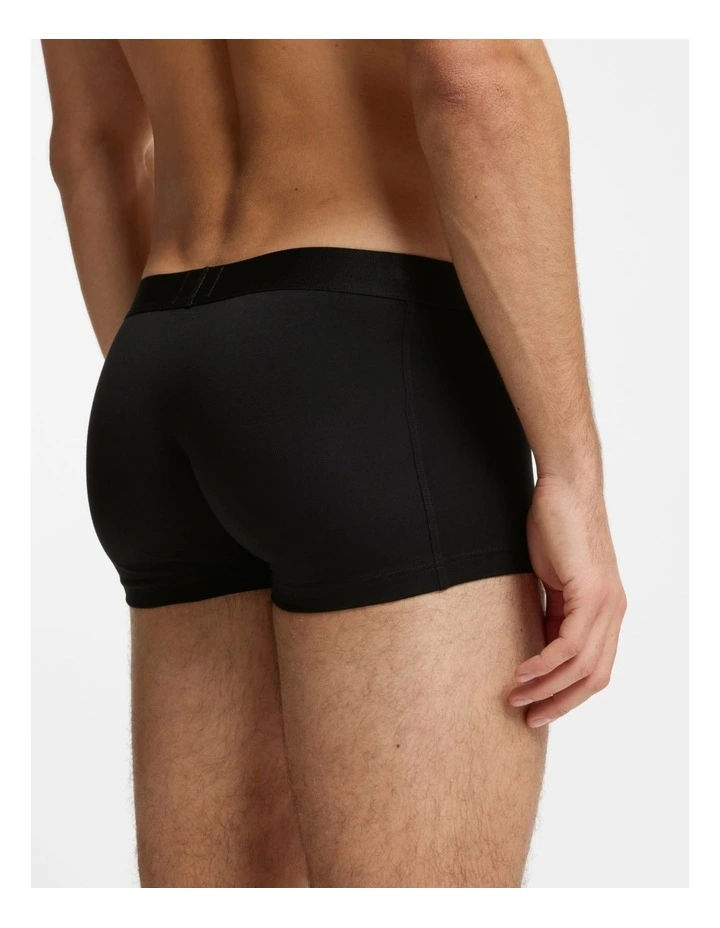 3 Pack Boss One Trunks in Black image 5