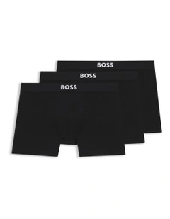 3 Pack Boss One Boxer Briefs in Black