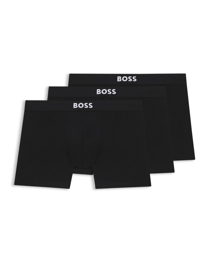 3 Pack Boss One Boxer Briefs in Black image 1