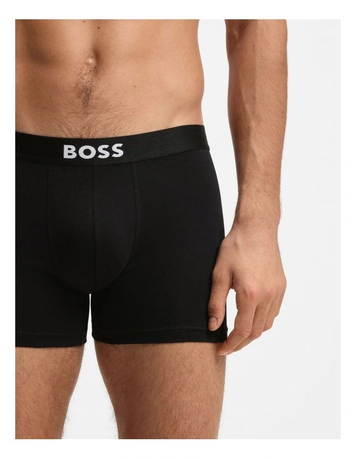3 Pack Boss One Boxer Briefs in Black image 4