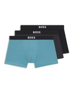 3 Pack Boss One Trunks in Blue