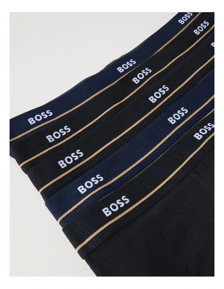 Essential Trunks 5 Pack in Multi image 3