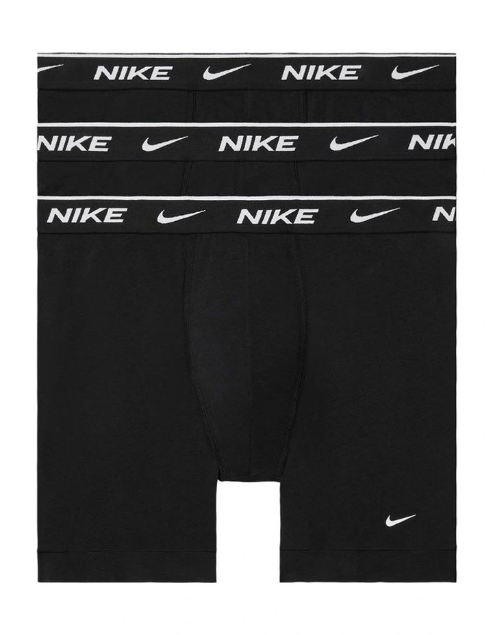 Everyday Stretch Boxer Brief 3 Pack in Black image 1