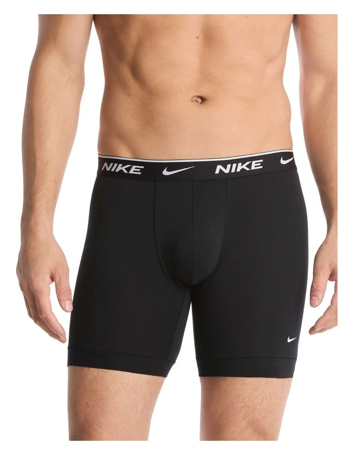 Everyday Stretch Boxer Brief 3 Pack in Black image 2