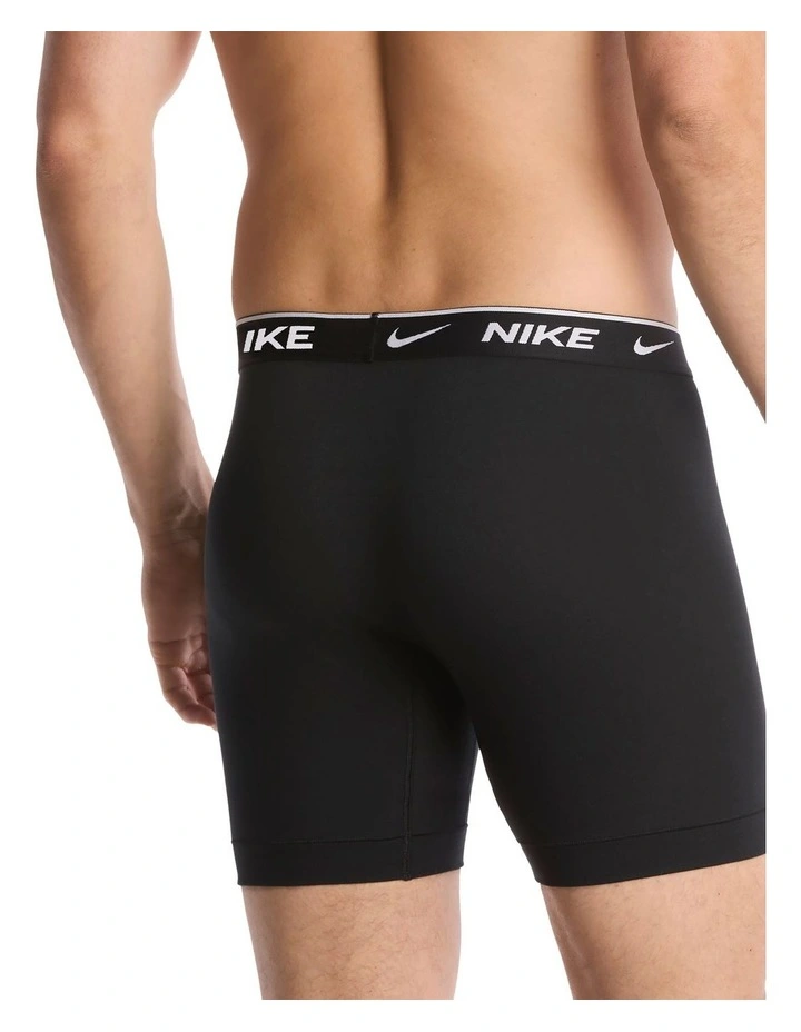 Everyday Stretch Boxer Brief 3 Pack in Black image 3