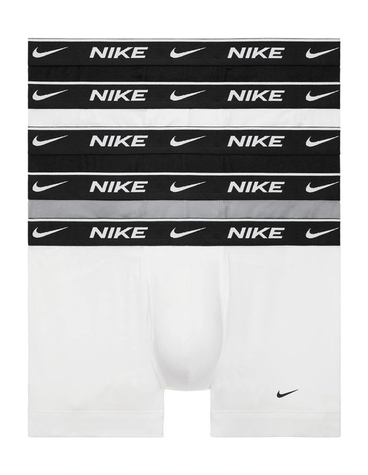 Everyday Cotton Stretch Trunks 5 Pack in Multi image 1