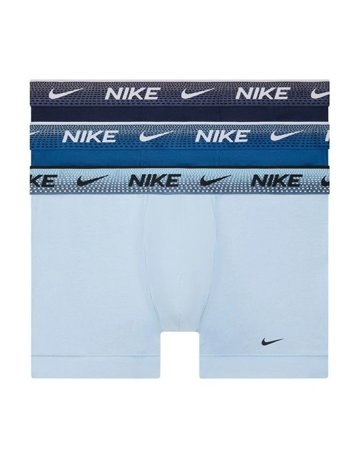 Everyday Cotton Stretch Boxer Briefs 3 Pack in Multi image 1