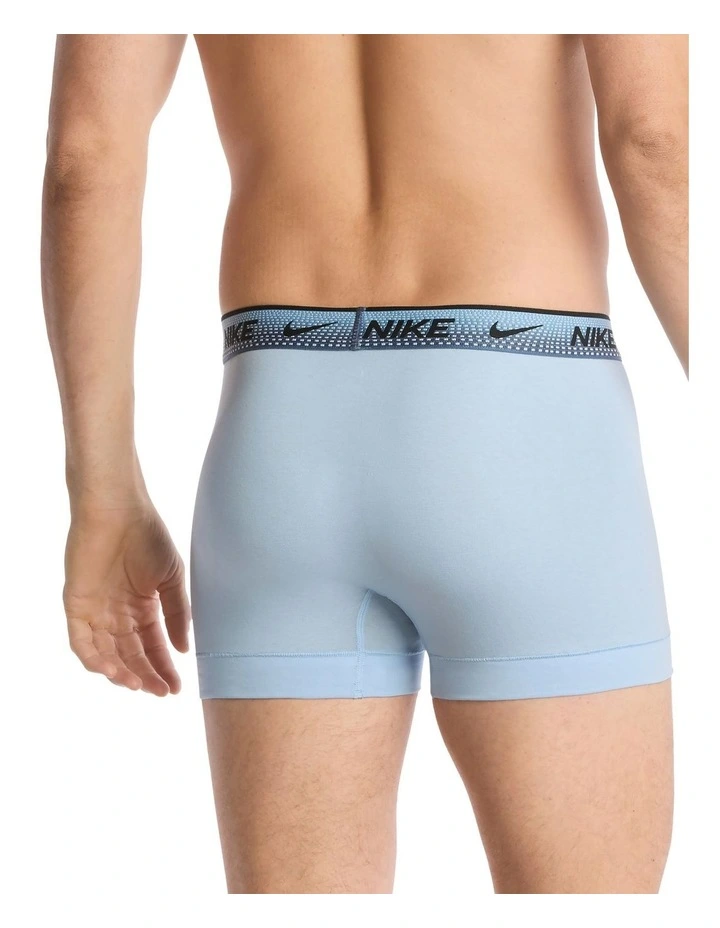 Everyday Cotton Stretch Boxer Briefs 3 Pack in Multi image 3