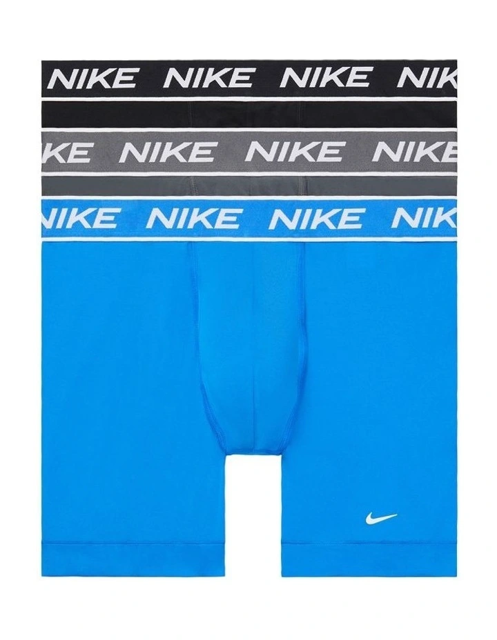 All Day Micro Boxer Briefs 3 Pack in Multi image 1