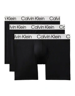 Chromatic Boxer Briefs 3 Pack in Black