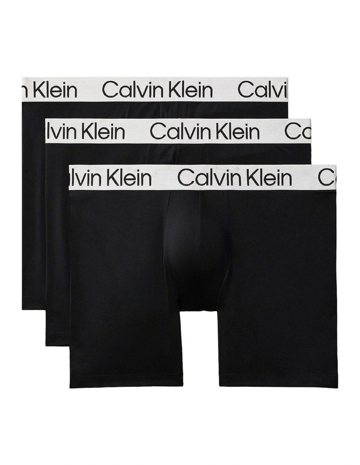 Chromatic Boxer Briefs 3 Pack in Black image 1