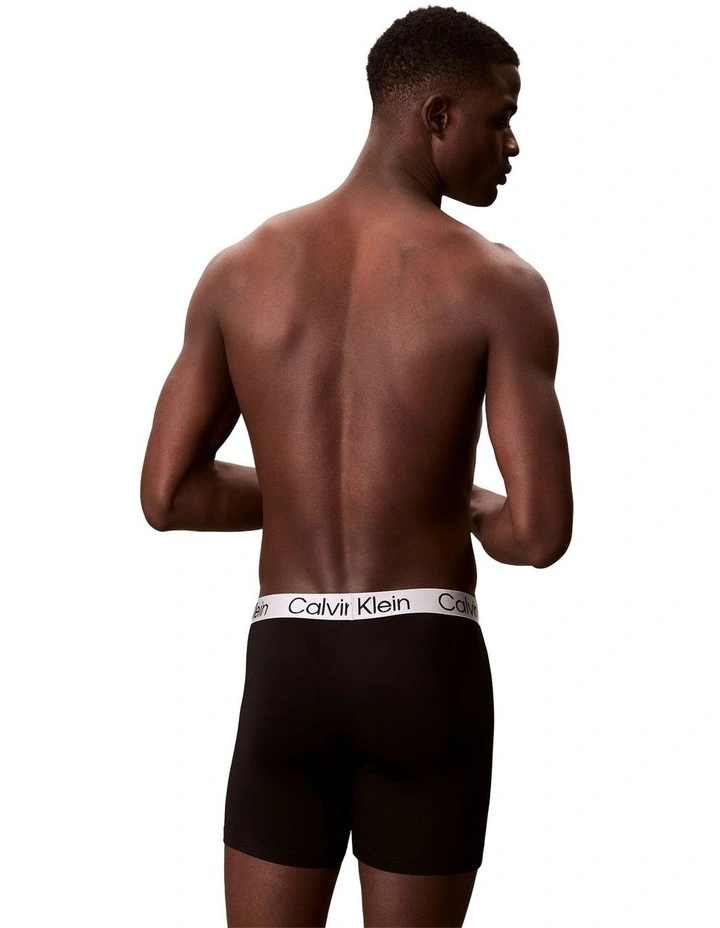 Chromatic Boxer Briefs 3 Pack in Black image 3
