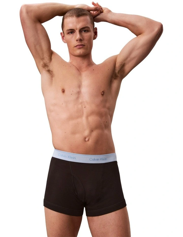 Cotton Trunks 5 Pack in Multi image 2