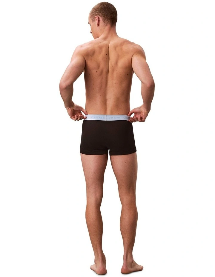 Cotton Trunks 5 Pack in Multi image 3