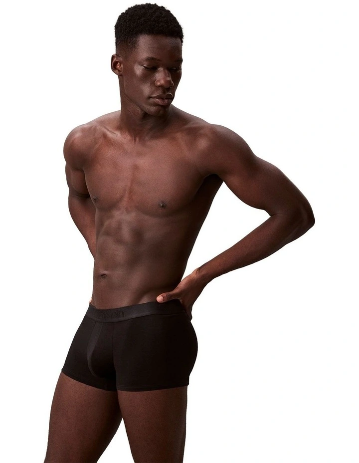 Low Rise Trunks 3 Pack in Black Multi image 4