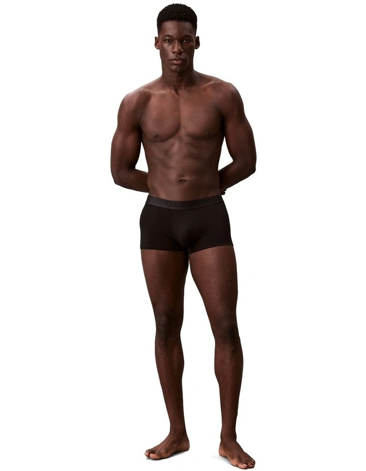 Low Rise Trunks 3 Pack in Black Multi image 5