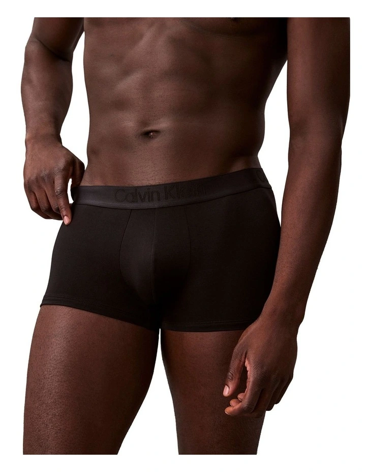 Low Rise Trunks 3 Pack in Black Multi image 6