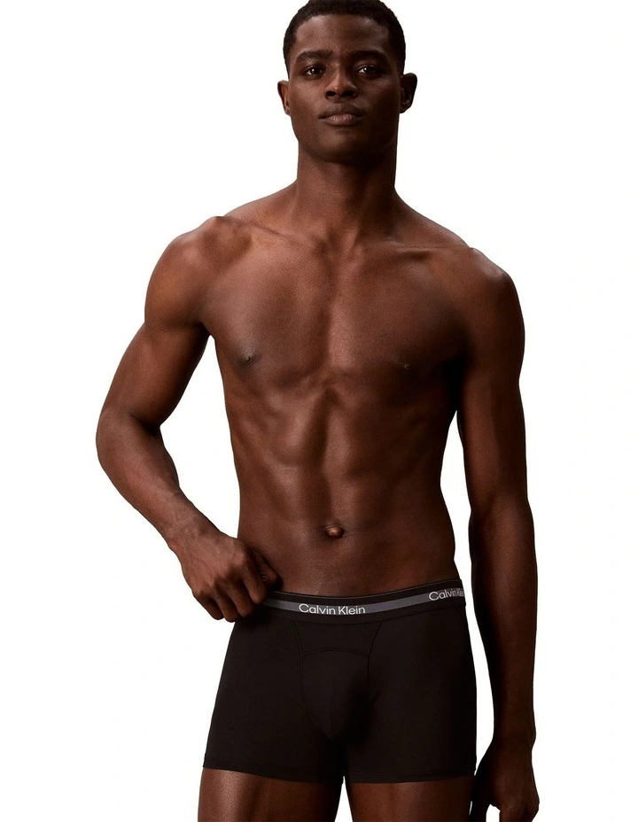 Icon Active Mesh Trunks 3 Pack in Black image 2