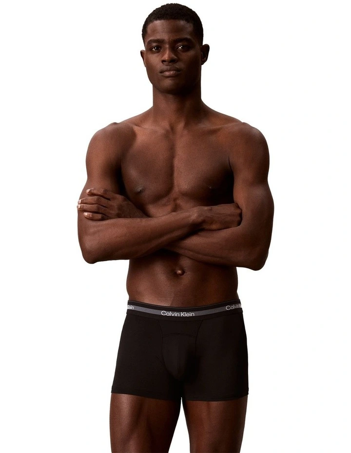 Icon Active Mesh Trunks 3 Pack in Black image 4