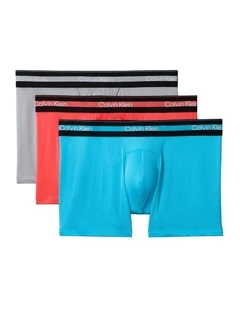 Icon Sport Trunks 3 Pack in Multi