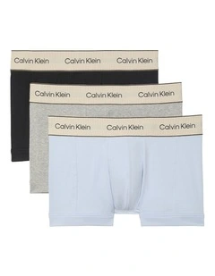 Heritage Cotton Trunks 3 Pack in Multi