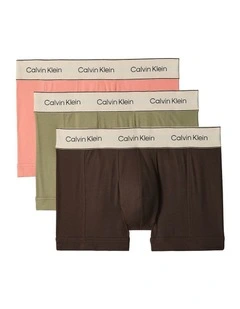 Heritage Cotton Trunks 3 Pack in Multi