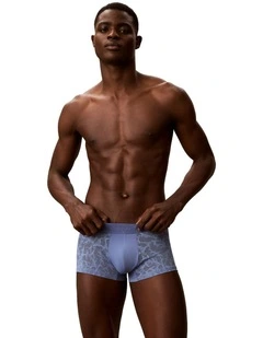 Sculpt Lace Low Rise Trunk in Blue