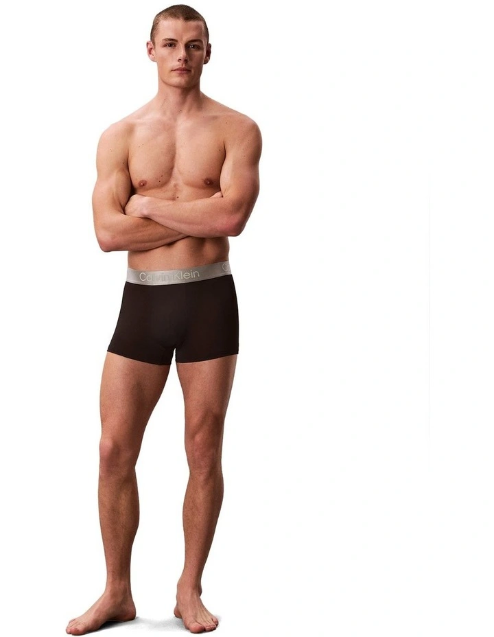 Brushed Micro Trunks 3 Pack in Multi image 5