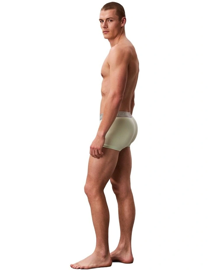 Brushed Micro Trunks 3 Pack in Multi image 4