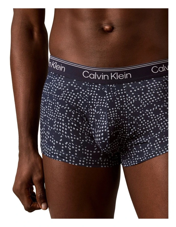 Micro Stretch Low Rise Trunks 3 Pack in Multi image 5