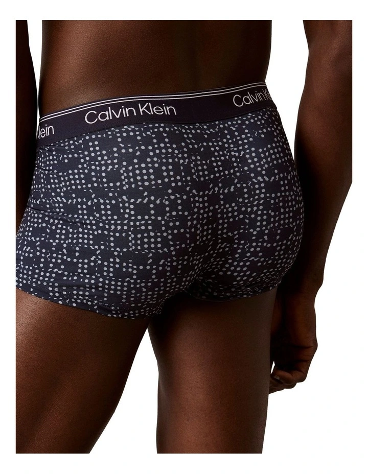 Micro Stretch Low Rise Trunks 3 Pack in Multi image 6