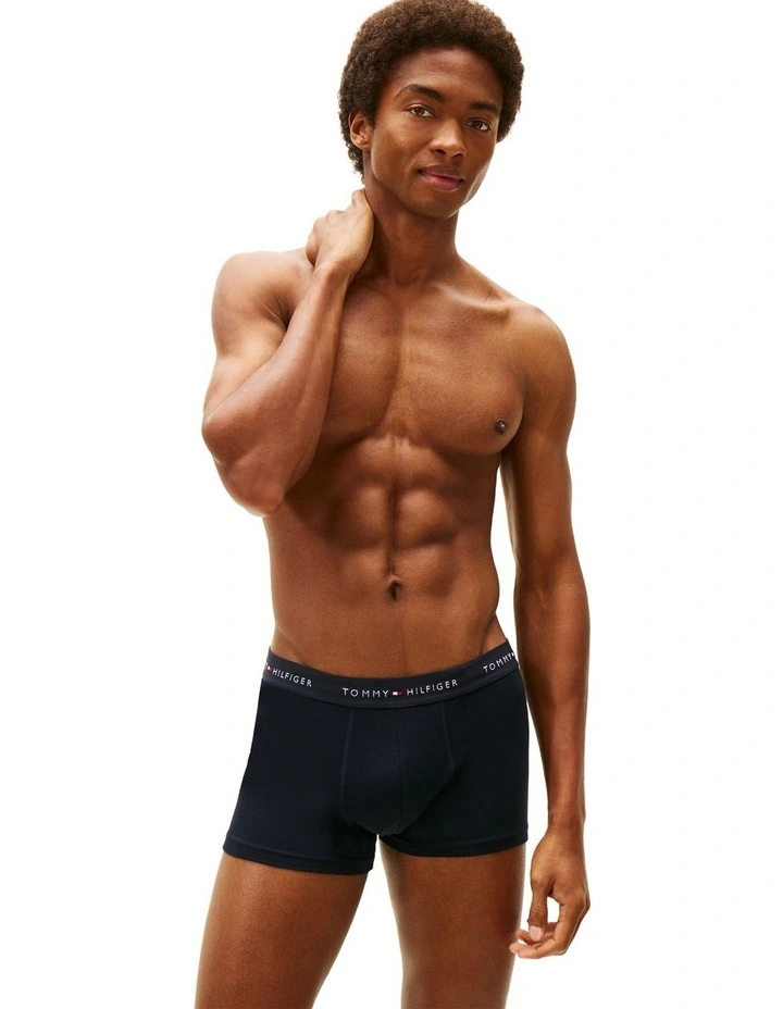 Essential Signature Trunks Pack Of 5 in Assorted image 6