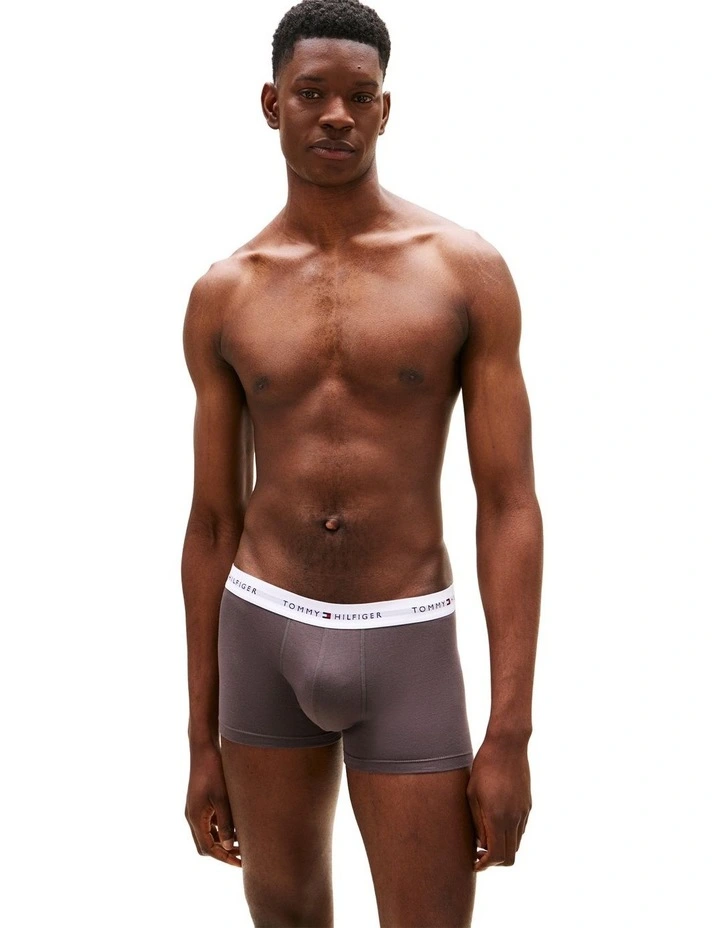 Repeat Logo Trunks 5-Pack in Multi image 7