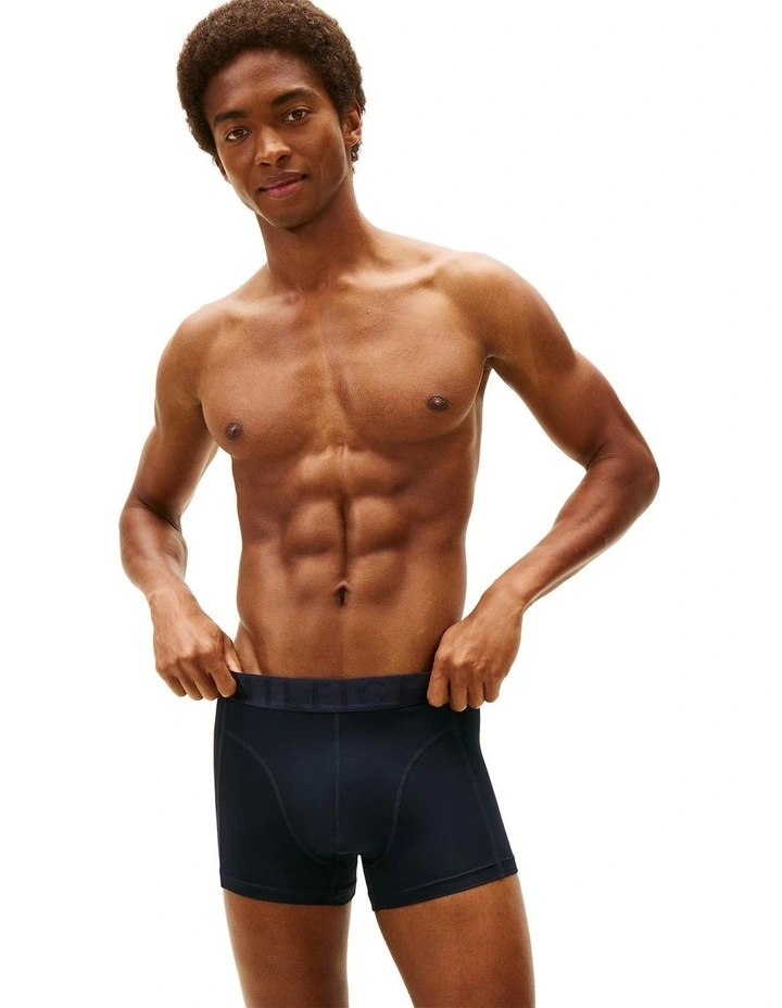 Metallic Waistband Trunks 3-Pack in Multi image 5