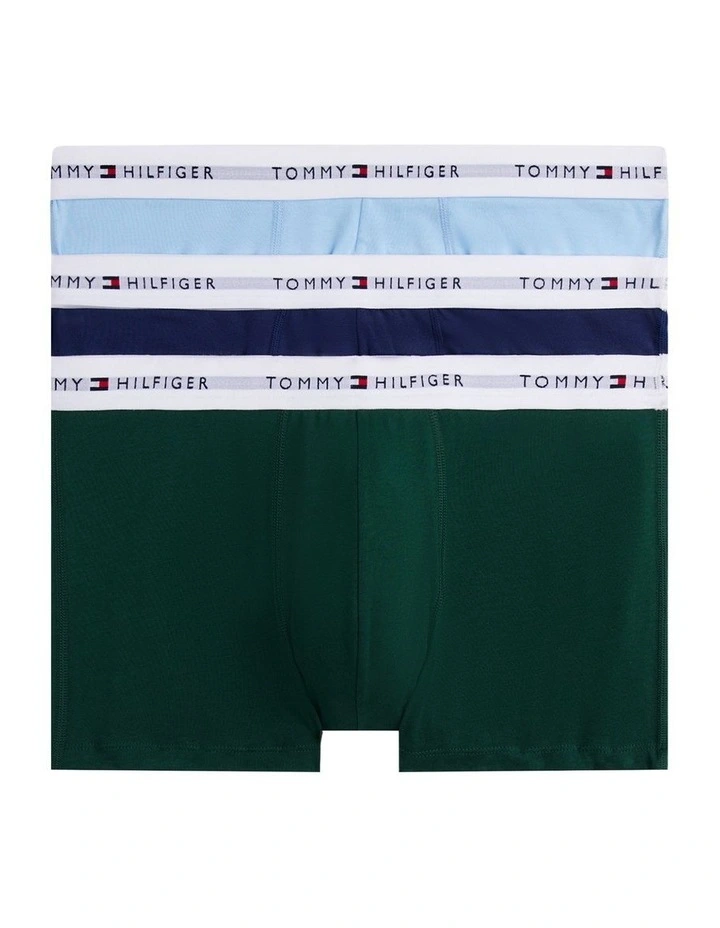 Logo Trunks Pack Of 3 in Assorted image 1
