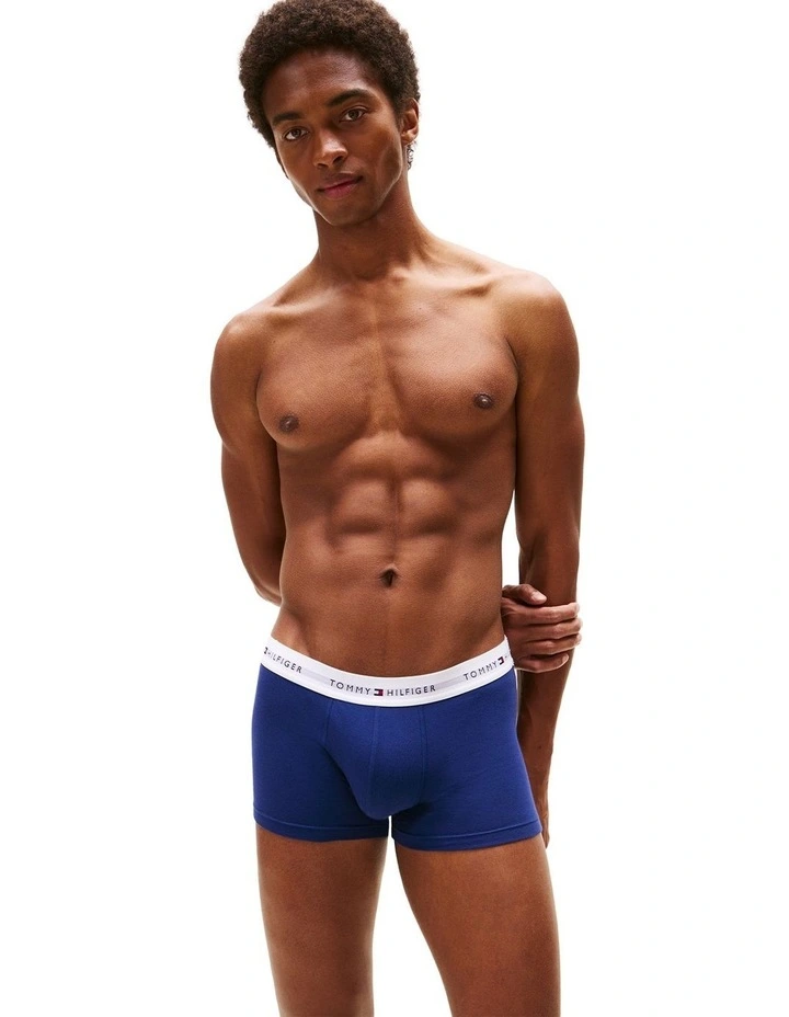 Logo Trunks Pack Of 3 in Assorted image 5