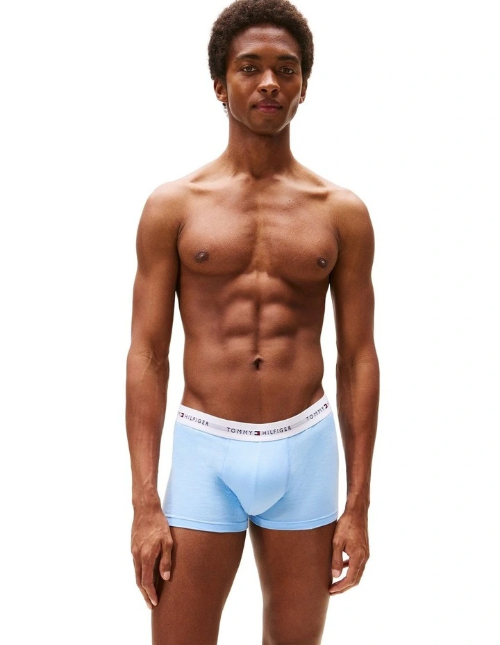 Logo Trunks Pack Of 3 in Assorted image 6