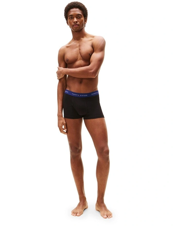 Logo Trunks Pack Of 3 in Assorted image 4