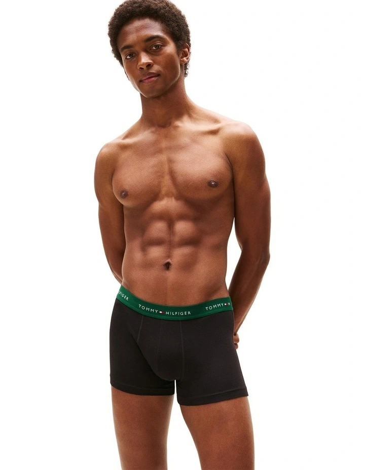 Logo Trunks Pack Of 3 in Assorted image 6