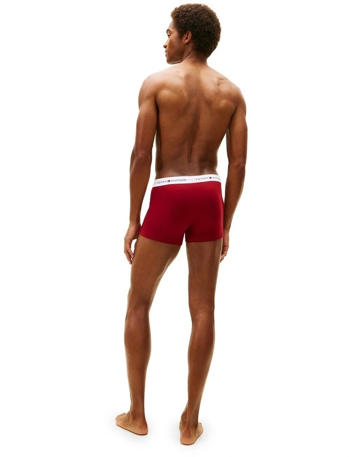 Logo Trunks Pack Of 3 in Assorted image 2