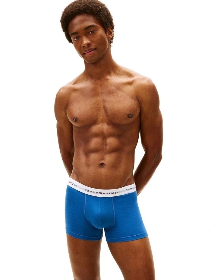 Logo Trunks Pack Of 3 in Assorted image 7